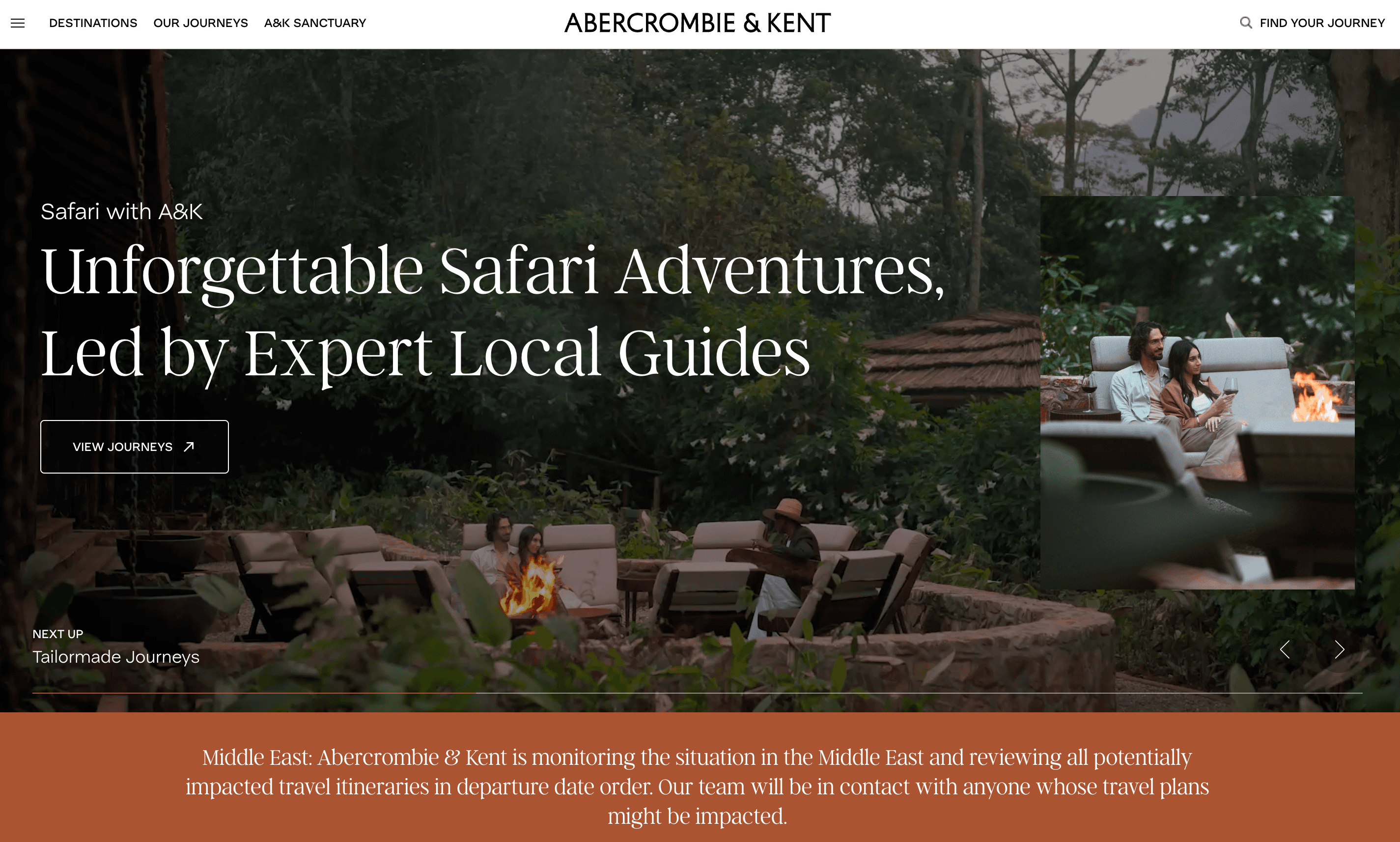 Abercrombie & Kent interface 3