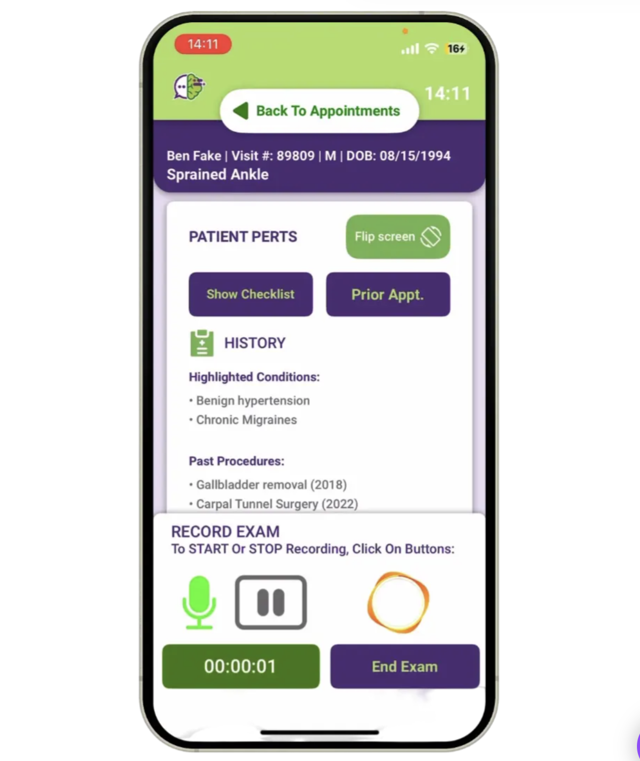 ScribeBrain interface 3